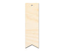 Unfinished Wood Ribbon Point Bookmark Shape | DIY Craft Cutout | up to 12" DIY