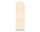 Unfinished Wood Round Edge Bookmark Shape | DIY Craft Cutout | up to 12" DIY