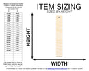 Unfinished Wood Narrow Bookmark Shape | DIY Craft Cutout | up to 12" DIY