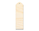 Unfinished Wood Curved And Pointed Bookmark Shape | DIY Craft Cutout | up to 12" DIY