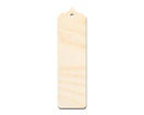 Unfinished Wood Sharp Pointed Top Bookmark Shape | DIY Craft Cutout | up to 12" DIY