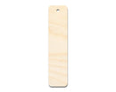 Unfinished Wood Round Rectangle Bookmark Shape | DIY Craft Cutout | up to 12" DIY