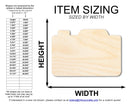 Unfinished Wood Camera Shape | DIY Craft Cutout | up to 46" DIY