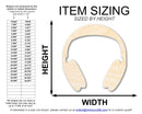 Unfinished Wood Headphones Shape | DIY Craft Cutout | up to 46" DIY