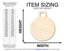 Unfinished Wood Bouncy Ball Shape | DIY Craft Cutout | up to 46" DIY