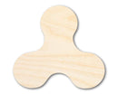 Unfinished Wood Fidget Spinner Shape | DIY Craft Cutout | up to 46" DIY