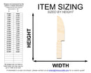Unfinished Wood Knife Shape | DIY Craft Cutout | up to 46" DIY