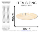 Unfinished Wood Baguette Shape | DIY Craft Cutout | up to 46" DIY