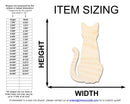 Unfinished Wood Cat Sitting Shape | JGrondz | DIY Craft Cutout | up to 46" DIY