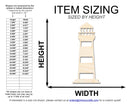 Unfinished Wood Lighthouse Shape | DIY Craft Cutout | up to 46" DIY