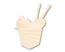 Unfinished Wood Chinese Takeout Shape | DIY Craft Cutout | up to 46" DIY
