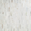 Arabescato Venato White Picket 11.73"x12" Honed Marble Mesh Mounted Mosaic Tile - MSI Collection