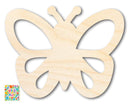 Unfinished Wood Simple Butterfly Shape | Wild at Play | DIY Craft Cutout | up to 6" DIY |