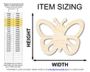 Unfinished Wood Simple Butterfly Shape | Wild at Play | DIY Craft Cutout | up to 6" DIY |