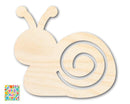 Unfinished Wood Simple Snail Shape | Wild at Play | DIY Craft Cutout | up to 6" DIY |