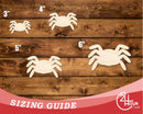 Unfinished Wood Simple Spider Shape | Wild at Play | DIY Craft Cutout | up to 6" DIY |