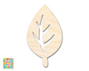 Unfinished Wood Simple Long Leaf Shape | Wild at Play | DIY Craft Cutout | up to 6" DIY |