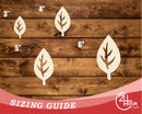 Unfinished Wood Simple Long Leaf Shape | Wild at Play | DIY Craft Cutout | up to 6" DIY |