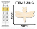 Unfinished Wood Simple Dragonfly Shape | Wild at Play | DIY Craft Cutout | up to 6" DIY |