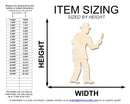 Unfinished Wood Mysterious Man Silhouette | DIY Craft Cutout | up to 46" DIY