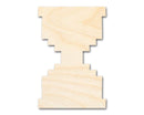 Unfinished Wood Pixelated Hour Glass | DIY Craft Cutout | up to 46" DIY