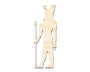 Unfinished Wood Horus Shape - Egypt - Mythical - Craft - up to 46" DIY