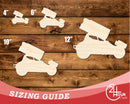 Unfinished Wood Sprint Car Shape - Kid's Room - Craft - up to 46" DIY