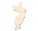Unfinished Wood Cartoon Pig Shape - Craft - up to 46" DIY
