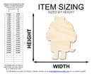 Unfinished Wood Cartoon Dog Shape - Craft - up to 46" DIY