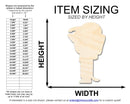 Unfinished Wood Cartoon Wiener Dog Shape - Craft - up to 46" DIY