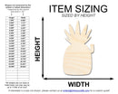 Unfinished Wood Cartoon Pineapple House Shape - Craft - up to 46" DIY