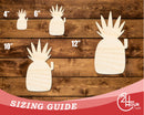 Unfinished Wood Cartoon Pineapple House Shape - Craft - up to 46" DIY