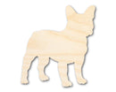 Unfinished Wood French Bulldog Shape - Craft - up to 46" DIY