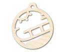 Unfinished Wood Sled Ornament Shape - Craft - up to 46" DIY