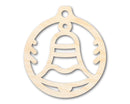 Unfinished Wood Bell Ornament Shape - Craft - up to 46" DIY