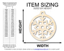 Unfinished Wood Fun Snowflake Ornament Shape - Craft - up to 46" DIY