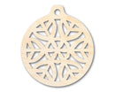 Unfinished Wood Origami Snowflake Ornament Shape - Craft - up to 46" DIY