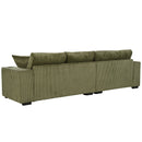 Mirod Large Sectional Sofa with Thick Cushions, and Built-in Cup Holders & Charging Ports
