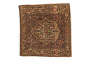 2x2 Vintage Josan Sarouk Square Rug Mat
