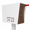 UpTown Box Locking Package Dropbox in WHITE - Modern Mailbox