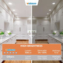 Six Inch Recessed LED Downlight 5CCT Dimmable