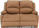 58 Inch Wall Hugger RV Theater Recliner Sofa Sand Double