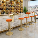Modern Adjustable Counter Height Bar Stools with Back