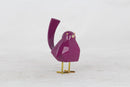 Bird Sculpture // Small Purple