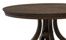 Ridgewell Round Pedestal Dining Table Dark Oak