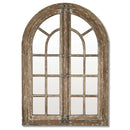 Lovecup Barn Door Pane Mirror that Opens