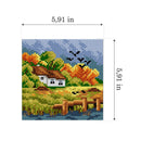 Gobelin canvas for halfstitch without yarn Four Seasons - Autumn 2591D