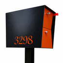 UpTown Box Locking Package Dropbox  in TEXTURED MATT  BLACK - Modern Mailbox