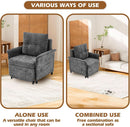 Convertible Sleeper Chair 79-Inch With Adjustable Backrest