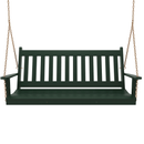 Keystone Amish Co. 4 Foot Franklin Porch Swing, Dark Green